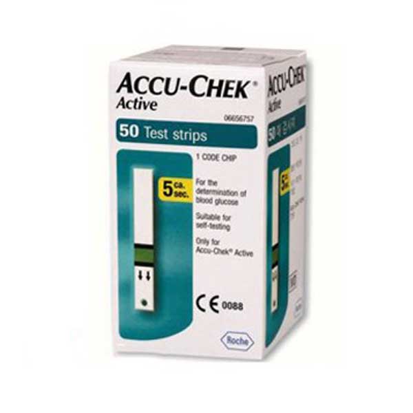 accu chek active STRIP - نوار تست قند خون آکيو چک اکتیو ACCU CHEK ACTIVE
