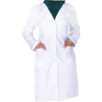 1 13 200x200 - روپوش سفید زنانه طب آرین مدل N126