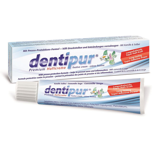 dentipur premium haftcreme - خمیر چسب دندان مصنوعی دنتی پور پرمیوم مدل Dentipur Premium