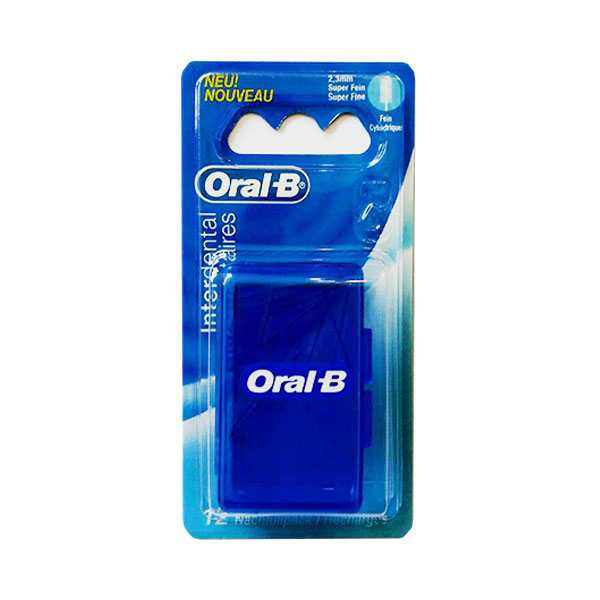 oral b interdental 8 - یدک بین دندانی استوانه‌ای اورال بی ۱۲ عددی Oral B Interdental