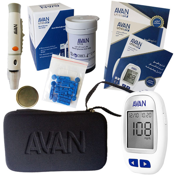 avan agm01 1 - دستگاه قندخون آوان همراه با کیف