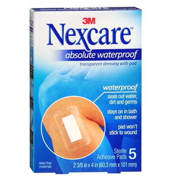 Absolute Waterproof Adhensive Pad 1 1 - پد چسبان كاملا ضد آب Nexcare 3M