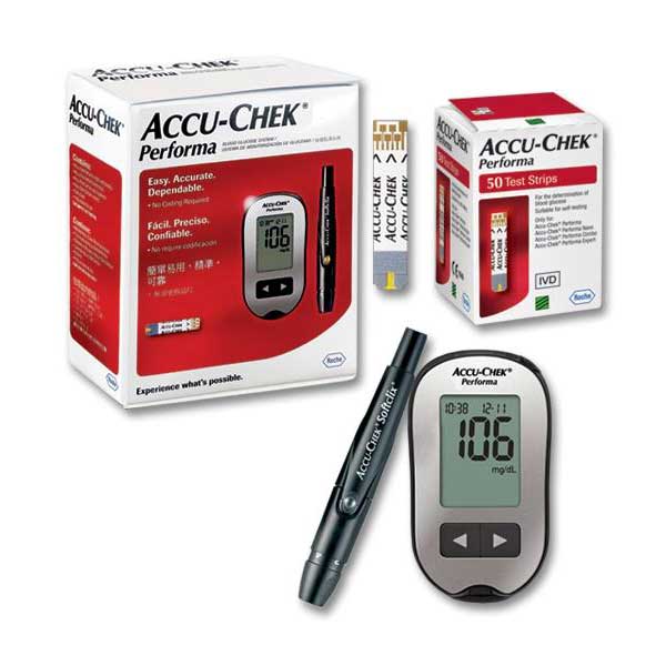 Accu Chek Performa 1 - دستگاه تست قند خون آکيو چک پرفورما ACCU CHEK PERFORMA