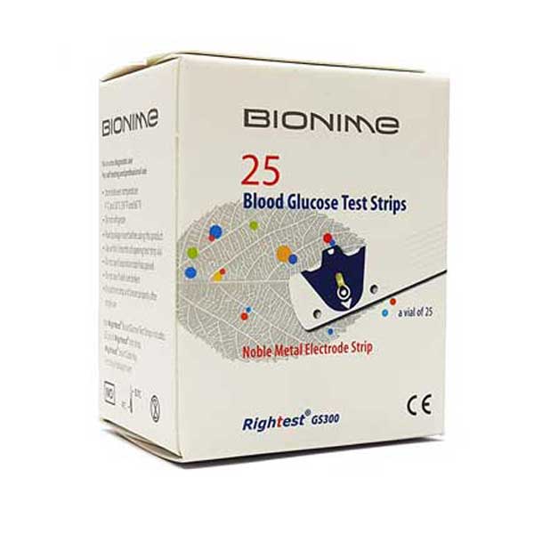bionime strip - نوار تست قند خون بایونیم BIONIME