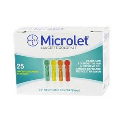 microlet lancets 1 - سوزن تست قند خون چهار پر میکرولت MICROLET LANCET