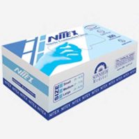 NITEX 200x200 - دستکش معاینه بدون پودر نیتکس NITEX بسته‌ی 100 عددی