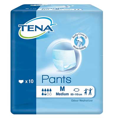 TENA M 1 - پوشینه کامل شورتی بزرگسال تنا سایز متوسط TENA