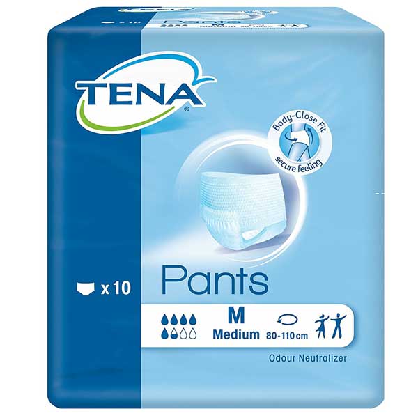 TENA M - پوشینه کامل شورتی بزرگسال تنا سایز متوسط TENA