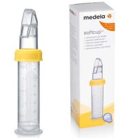 soft cup medela1 200x200 - شیشه شیر با سر پستانک قاشقی مدلا MEDELA SOFTCUP FEEDER