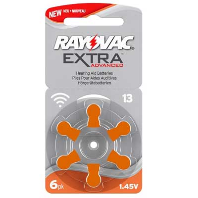 Rayovac Extra 13 1 - باتری سمعک ریواک شماره 13 RAYOVAC