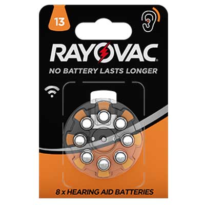RAYOVAC13 1 - باتری سمعک ریواک ضد نویز شماره 13 RAYOVAC