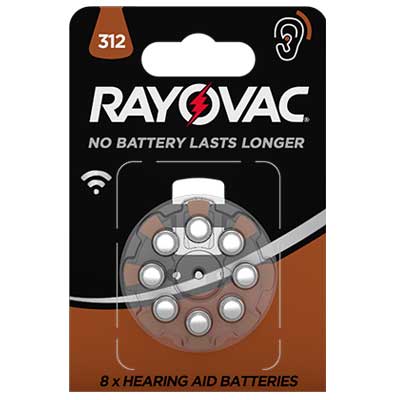 RAYOVAC312 1 - باتری سمعک ریواک ضد نویز شماره 312 RAYOVAC