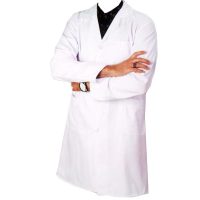 1 12 200x200 - روپوش سفید آزمایشگاهی مردانه برادران مدل یقه انگلیسی