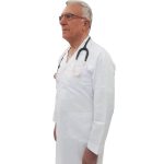 2 5 150x150 - روپوش سفید مردانه طب آرین مدل N132