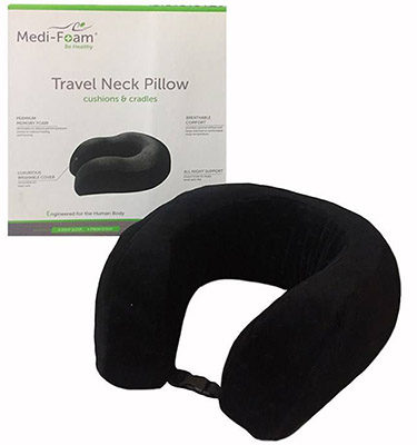 400 5 - دور گردنی طبی مدی فوم مدل تراول Medi Foam Travel Neck Cushion