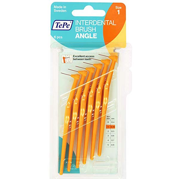 angle size1 600 - مسواک بین دندانی تپه مدل انگل TEPE Angle Interdental Brush Size1