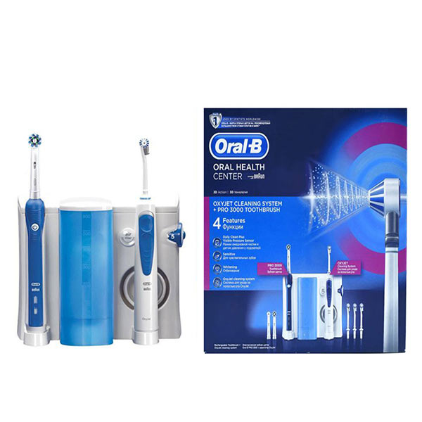oxyjetpro3000 600 - مسواک برقی ارال بی Oral b professional care oxyjet 3000