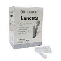 ok lance lancets1 200x200 - سوزن تست قند خون چهار پر 3B LANCE LANCETS