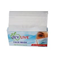 oxylive22 200x200 - ماسک سه لایه جراحی کش دار 60 عددی OXY LIVE