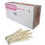 op perfect latex gloves2 150x150 - دستکش لاتکس بدون پودر OP PERFECT بسته‌ی 100 عددی