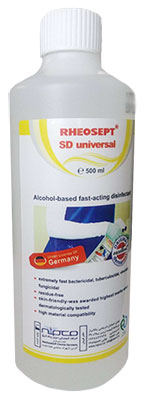 rheosept sd universal 1 - محلول ضدعفونی‌کننده الکلی ریوسپت اس دی یونیورسال Rheosept SD Universal