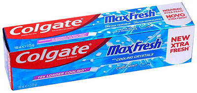 colgate maxfresh 1 - خمیردندان خنک کننده نعنایی 100 میلی متر کولگیت مکس فرش Colgate MaxFresh