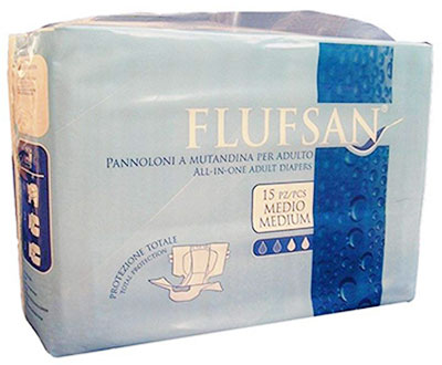 flufsan adult diaper 1 - پوشینه بزرگسال چسبی فلوفسان Flufsan
