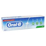 oral b active fluoride 2 150x150 - خمیردندان نعنایی 100 میلی لیتر سه کاره اورال بی Oral B