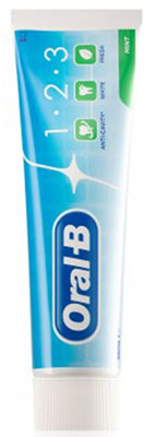 oral b active fluoride 3 - خمیردندان نعنایی 100 میلی لیتر سه کاره اورال بی Oral B