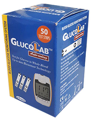 gluco lab test strip - نوار تست قند خون گلوکولب Gluco Lab