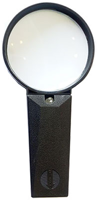 magnifying glass 90mm 1 - ذره بین چراغ‌دار سایز 90 میلی‌متری