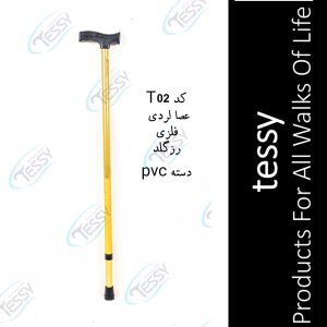 tessy T02 w 300x300 - عصا لردی رزگلد دسته PVC تسی T02