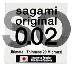 Sagami 02 - کاندوم ساگامی Sagami بسته دو عددی
