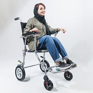 wheelchair light 06 - ویلچر همراه تاشو و سبک مونوچیر Monochair