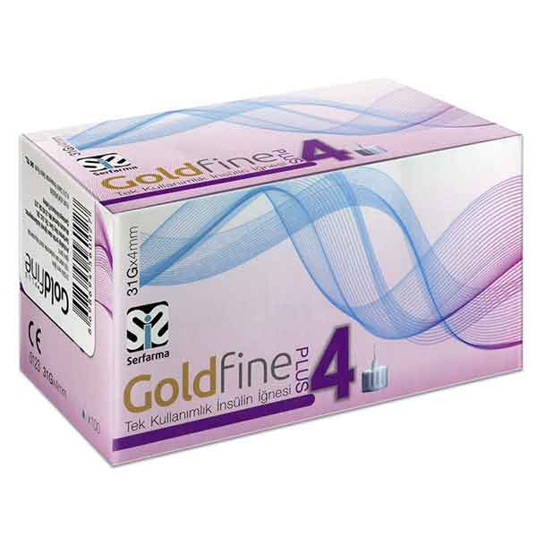 goldfine plus 4 web - سرسوزن قلم انسولین 4 میل گلدفاین Goldfine 32G-4mm