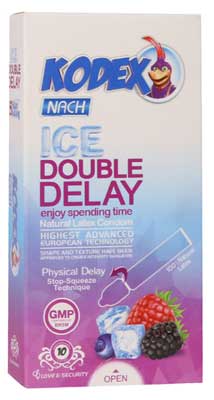 Kodex Ice Double Delay Condoms 02 - کاندوم ناچ کودکس مدل ICE Double Delay