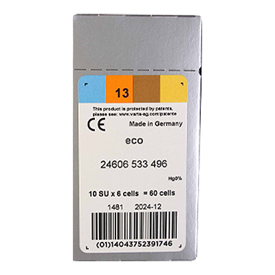 Eco13 Battery - باتری سمعک اکو Eco شماره ۱۳