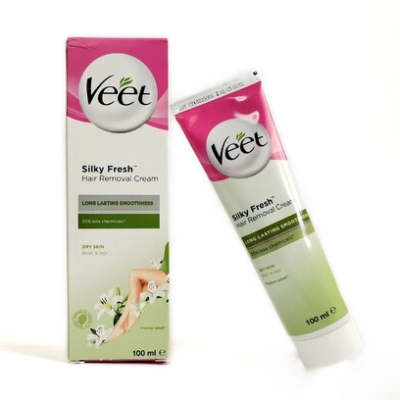 veet hair removal dry 3 - کرم موبر ویت Veet مناسب پوست خشک مدل Silky Fresh