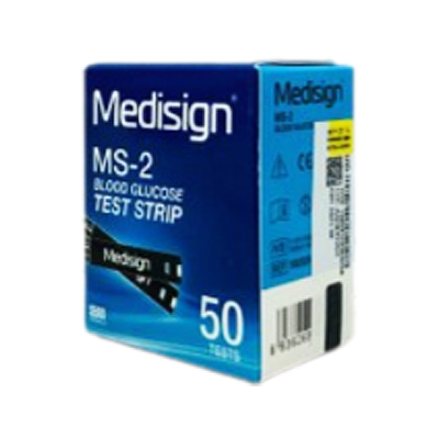 Medisign 2 - نوار تست قند خون مدیساین Medisign مدل MS-2