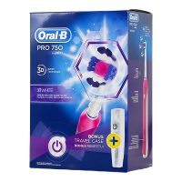 Pro750 1 200x200 - مسواک برقی اورال بی Oral B مدل Pro 750 3D White Pink