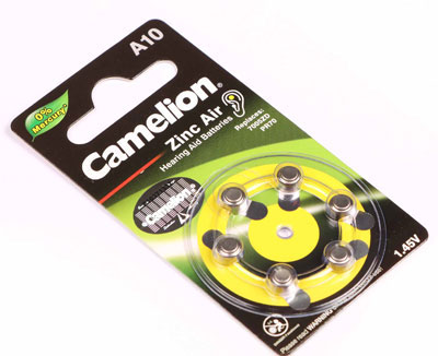 Camelion Size 10 3 - باتری سمعک کملیون Camelion مدل A10