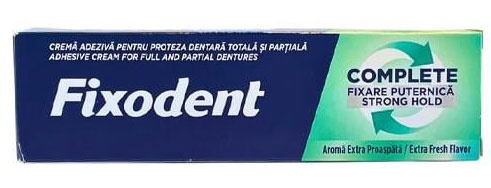 fixodent complete extra ferah 2 - خمیر چسب دندان مصنوعی فیکسودنتFIXODENT Complete Extra Fresh Flavor
