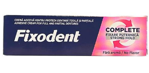 fixodent complete tatsiz 2 - خمیر چسب دندان مصنوعی فیکسودنت FIXODENT Complete No Flavor